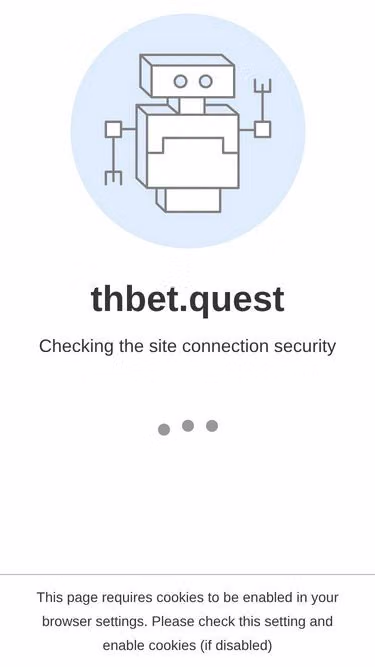 Screenshot of thbet.quest