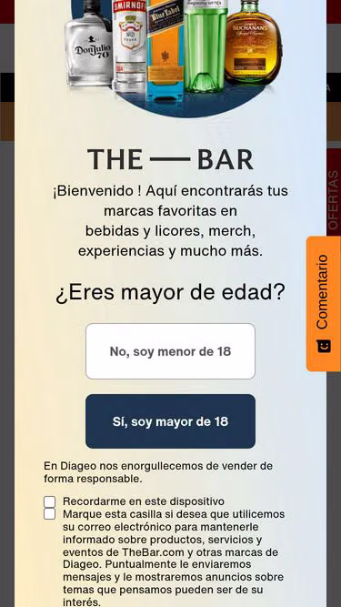 Screenshot of thebar.com.mx