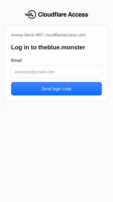 Screenshot of theblue.monster
