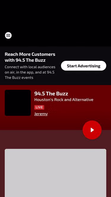 Screenshot of thebuzz.com