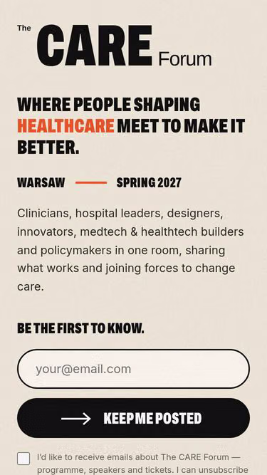Screenshot of thecare.forum