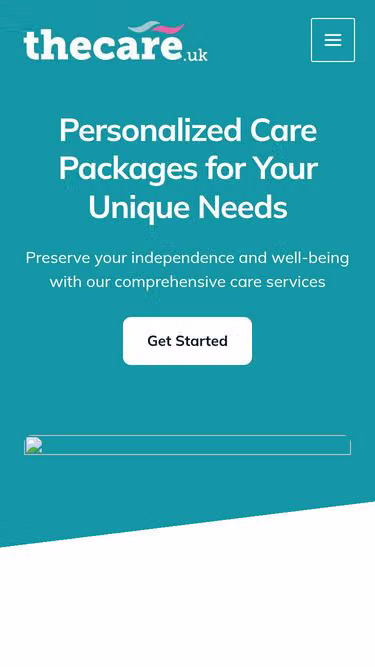 Screenshot of thecare.uk
