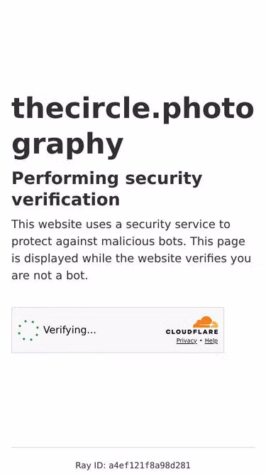 Screenshot of thecircle.photography