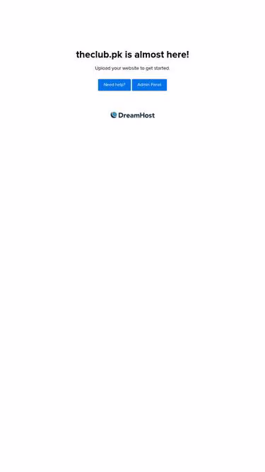 Screenshot of theclub.pk