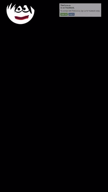 Screenshot of thecure.ca