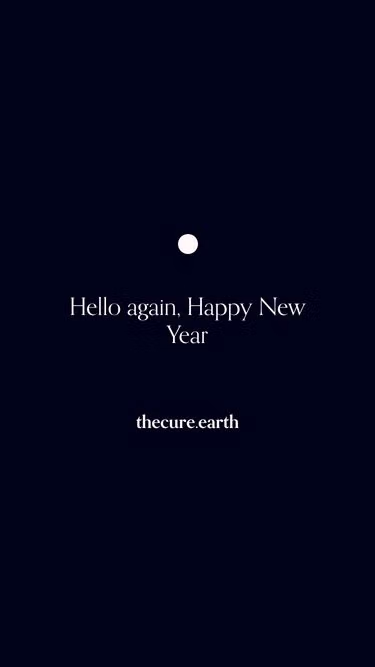 Screenshot of thecure.earth