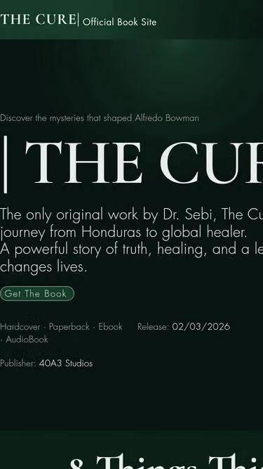 Screenshot of thecure.info