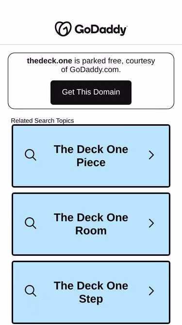 Screenshot of thedeck.one
