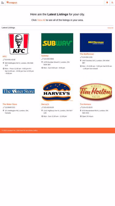 Screenshot of thedentist.ca