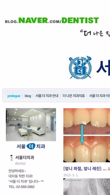 Screenshot of thedentist.co.kr