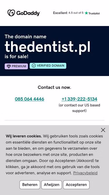 Screenshot of thedentist.pl