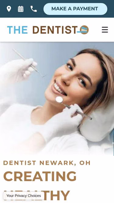 Screenshot of thedentist.us