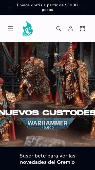 Screenshot of theguild.com.mx