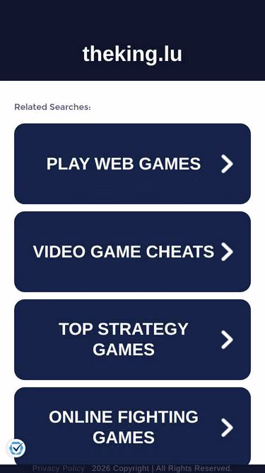 Screenshot of theking.lu