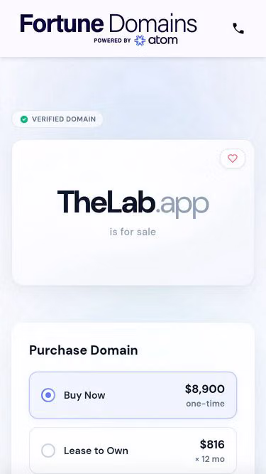 Screenshot of thelab.app