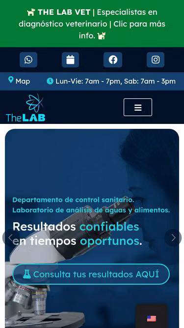 Screenshot of thelab.com.mx