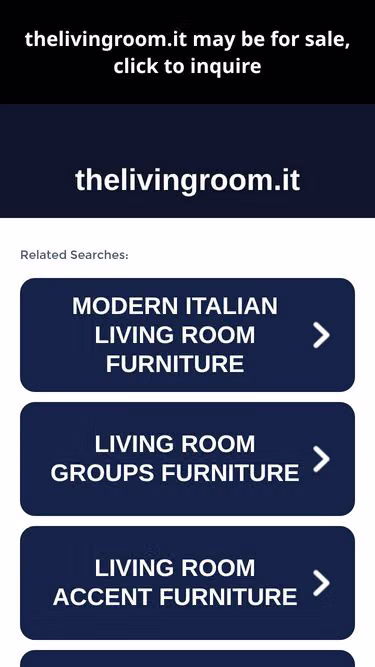 Screenshot of thelivingroom.it