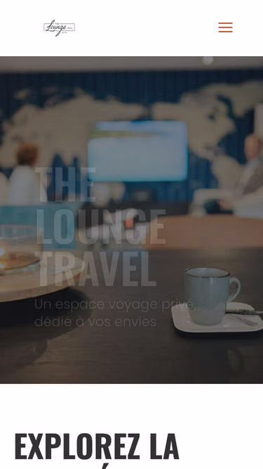 Screenshot of thelounge.travel