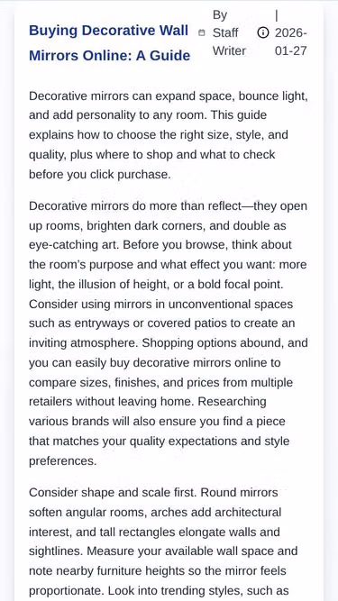 Screenshot of themirror.cloud