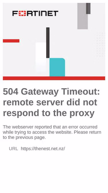 Screenshot of thenest.net.nz