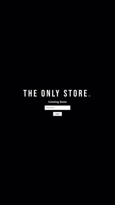Screenshot of theonly.store