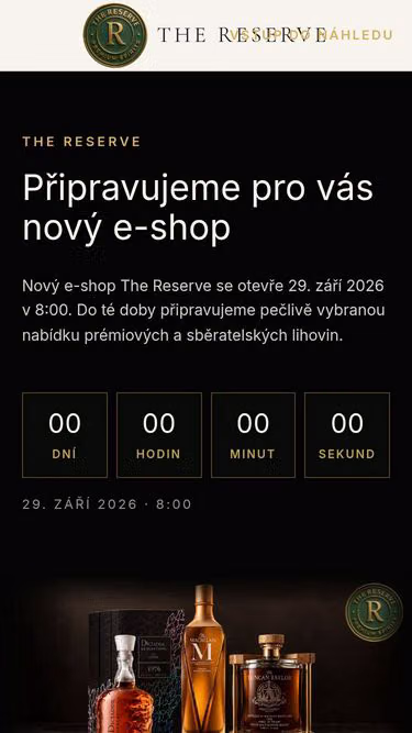 Screenshot of thereserve.cz