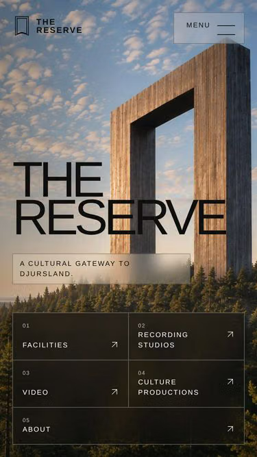 Screenshot of thereserve.dk