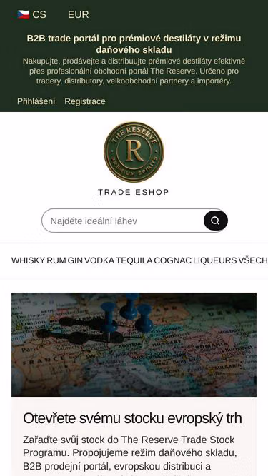 Screenshot of thereserve.shop