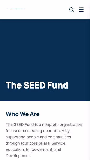 Screenshot of theseed.fund