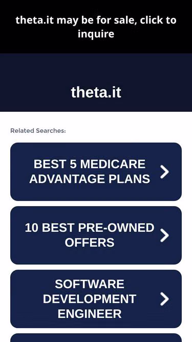 Screenshot of theta.it