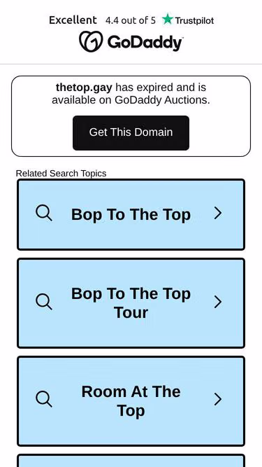 Screenshot of thetop.gay
