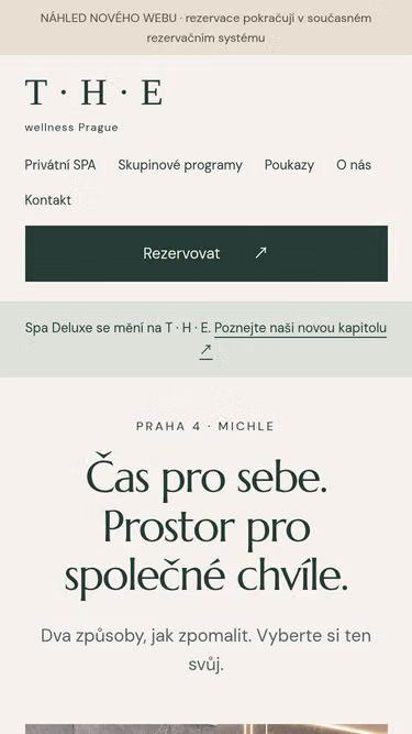 Screenshot of thewellness.cz