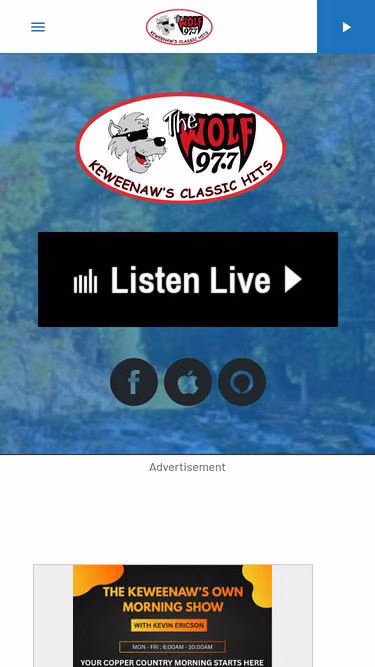Screenshot of thewolf.com