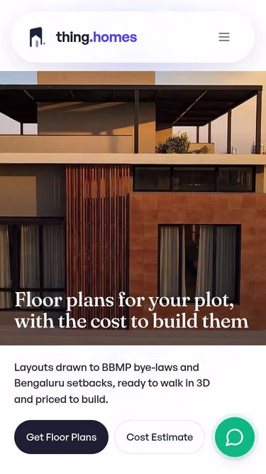 Screenshot of thing.homes