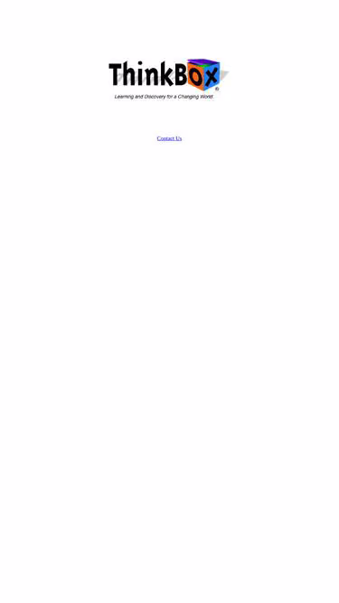 Screenshot of thinkbox.com