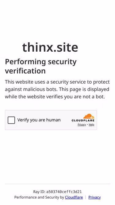 Screenshot of thinx.site