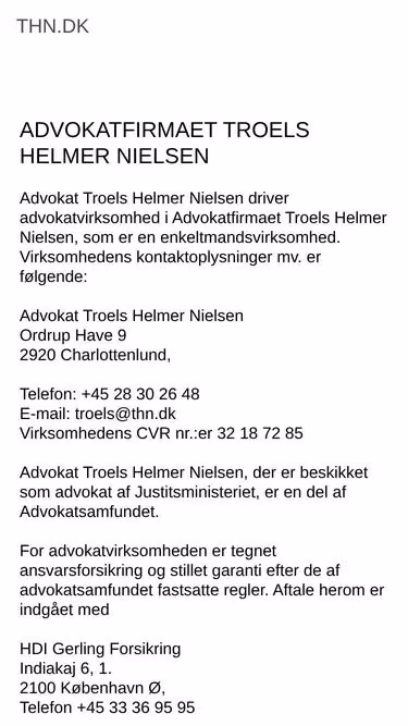 Screenshot of thn.dk