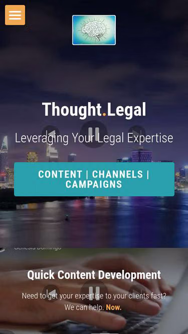 Screenshot of thought.legal
