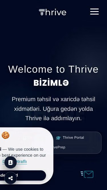 Screenshot of thrive.az