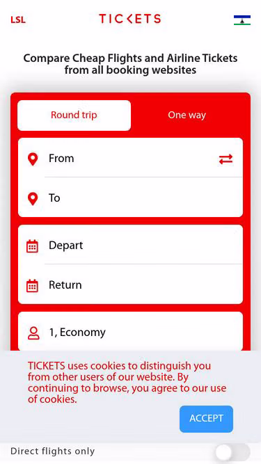 Screenshot of tickets.ls