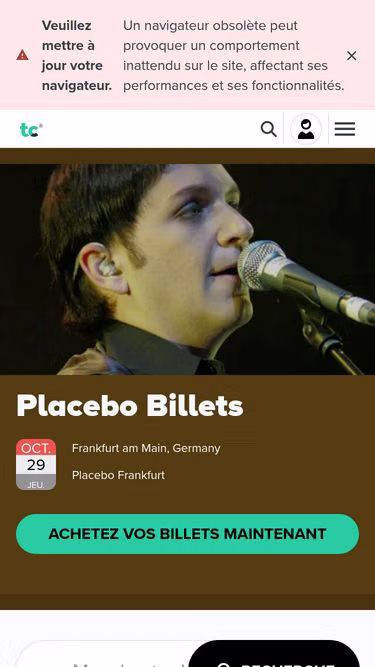 Screenshot of ticombo.fr