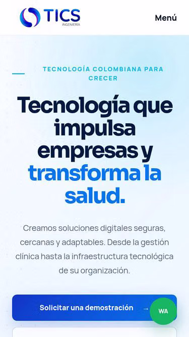 Screenshot of tics.co