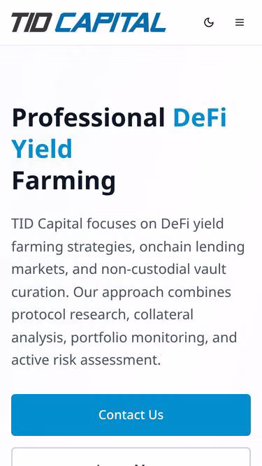 Screenshot of tid.capital