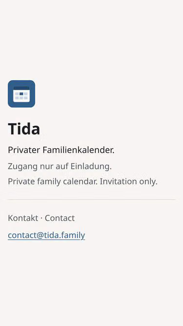 Screenshot of tida.family