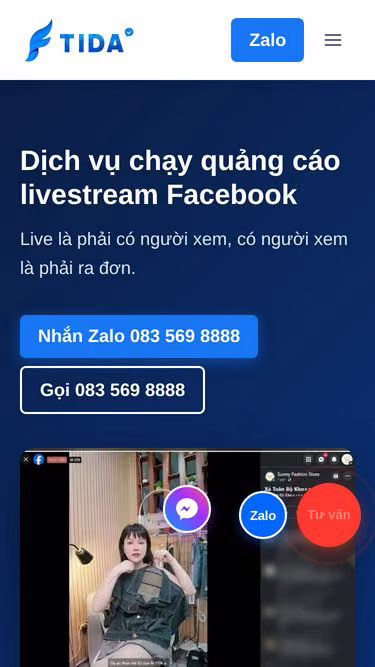 Screenshot of tida.vn
