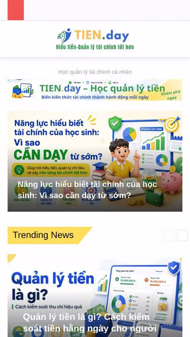 Screenshot of tien.day