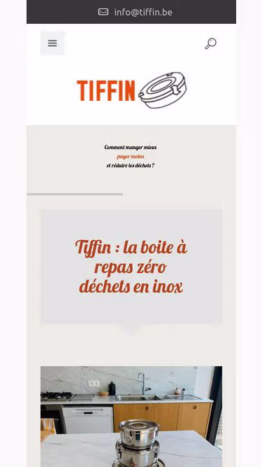 Screenshot of tiffin.be