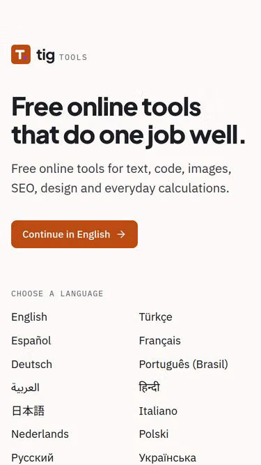 Screenshot of tig.com.tr