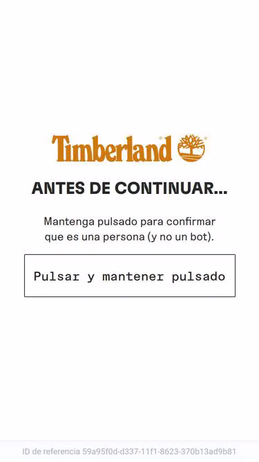 Screenshot of timberland.es