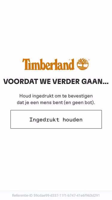 Screenshot of timberland.nl